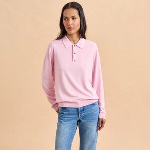 La Ligne Ben polo sweater (wool silk cashmere blend)
